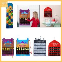 [NEW EXPRESS]❧✕❃ [In Stock] Advent Calendar 2023 Ramadan Decorations 30 Days Eid Mubarak Hanging Felt