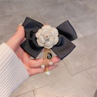 【YF】 High-end Fabric Bow Brooch Tassel Corsage Lapel Pins Sweater Badge Luxulry Brooches for Jewelry