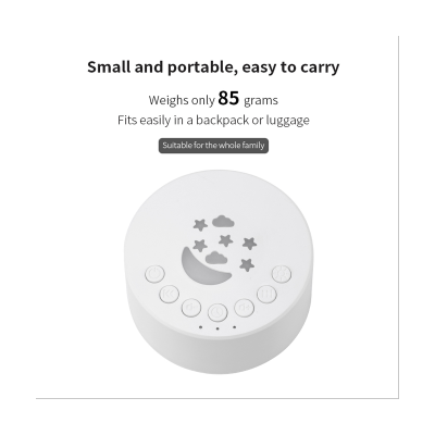 White Noise Sound Machine 18 Soothing Sounds Rechargeable Sleeping Adult Sleep Relax Baby Sleep Sound Player