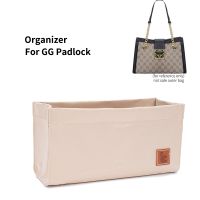 Perfect for Padlock Purse Organizer Insert Fit Handbags Tote With Zipper Women Makeup Cosmetic Nylon 5 Pockets Inside Bag