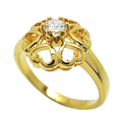 แหวนแฟชั่น แหวนหัวใจ แหวนฉลุ แหวนประดับเพชร ชุบทอง บริการเก็บเงินปลายทาง
