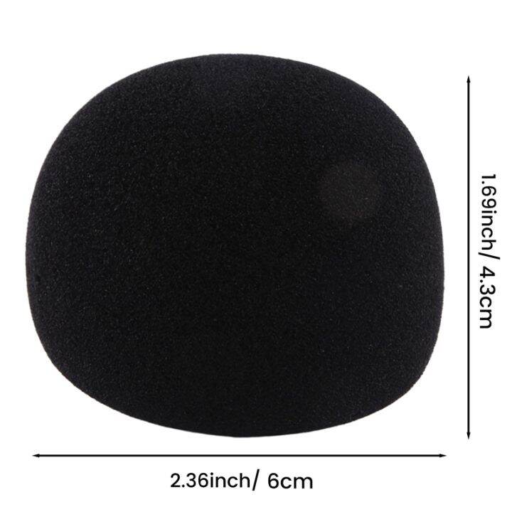 2pcs-set-for-zoom-h1-microphone-windproof-sponge-cover-voice-recorder-sponge-case-black