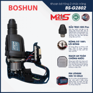 Máy Khoan Đục Bê Tông 2 Chức Năng Boshun 199V, Đầu Kẹp Autolock