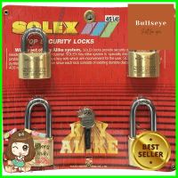 กุญแจคีย์อะไลท์ SOLEXMACH245 45 มม. 4 ตัว/ชุดKEYED ALIKE PADLOCK SOLEX MACH245 45MM 4EA/SET **สินค้าแนะนำ**