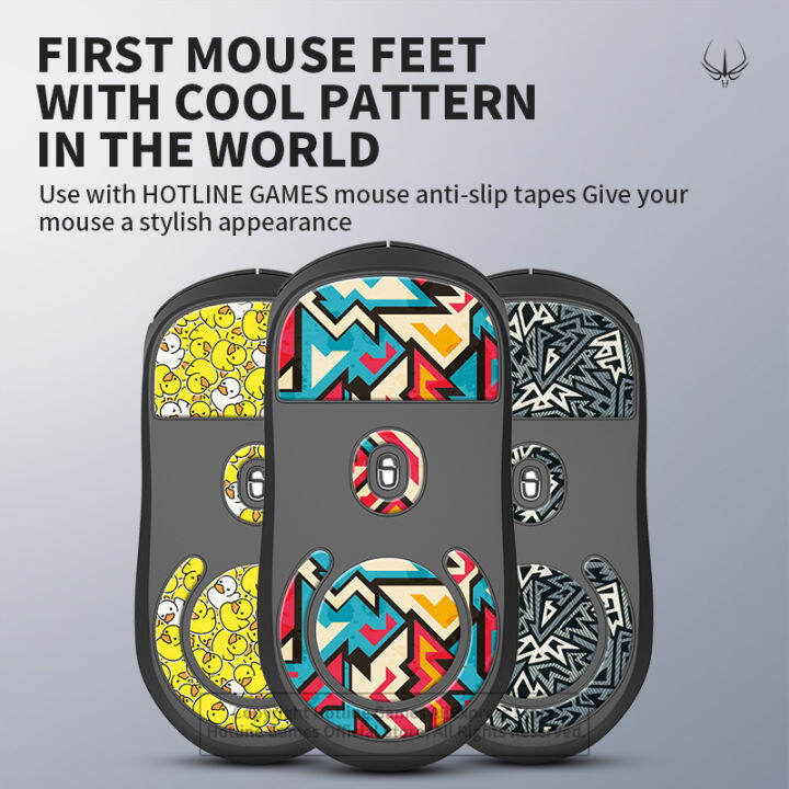 Hotline Games 5.0Colorful Mouse Feet Skates for Razer Viper Ultimat Wireless Gaming Mouse Feet