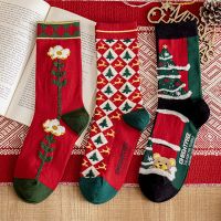 Merry Christmas Socks Christmas Tree Ornaments Sack Xmas Gift Candy Bag Cute Fabrics with 3 Styles To Choose From Socks Tights