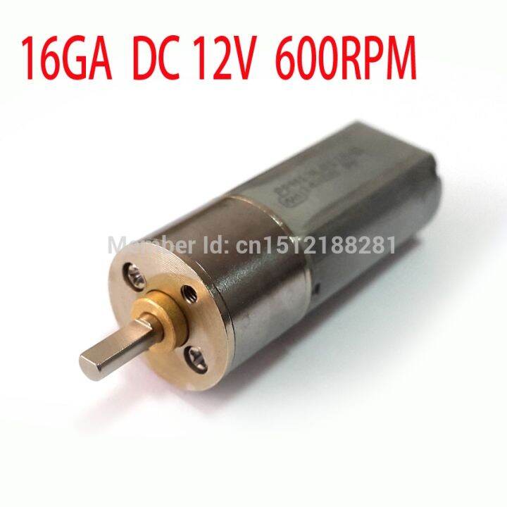 High Torque 12v Dc 600 Rpm Gear Box Reversible Electric Motor Speed ...