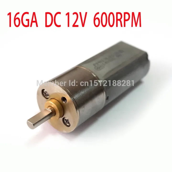 12V DC Micro Getriebemotor – 30/60/600 RPM, Hohes Produktbild-Vorschau 5