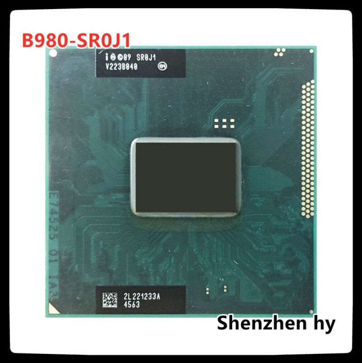 B980 Sr0j1 2.4 Ghz Dual-Core Dual-Thread เครื่องประมวลผลซีพียู2M 35W ซ็อกเก็ต G2 / Rpga988b