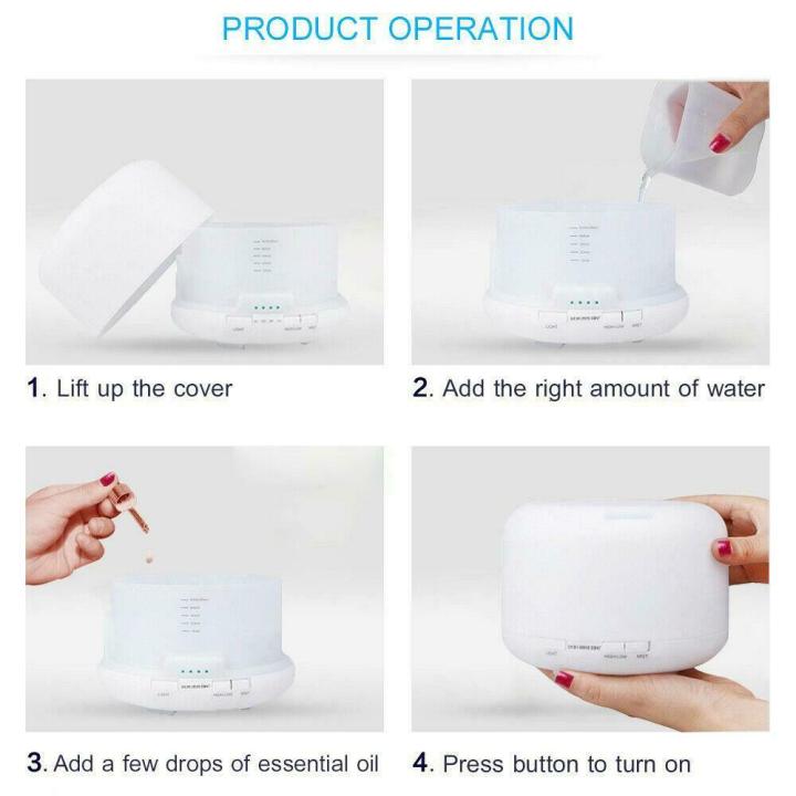 aroma-diffuser-humidifiers-เครื่องพ่นไอน้ำ-เครื่องพ่นควัน-เครื่องฟอกอากาศ-เหมาะสำหรับเป็นของขวัญและใช้งานในบ้าน