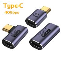 USB C OTG Adapter PD 100W 5A USB-C zu Typ C Schnelle Lade Konverter USB 40 40Gbps 8K 60HZ Thunderbolt3 Stecker für Macbook