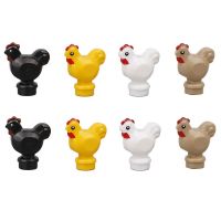 【CW】 Small Size Building Blocks Animal Accessories Farm Figures ChickenEducational Brain training Toys Gifts 6 Colors Available