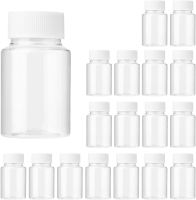 【YF】◈⊕✑  10Pcs 15ml/20ml/30ml/50ml/100ml Refillable Bottles Vials Reagent store Plastic Screw cap