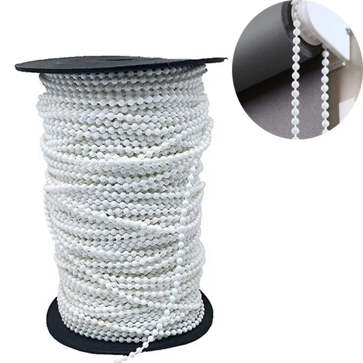 MZRTNZ Vertical 10 Meters Roller Blind Plastic With Connectors White