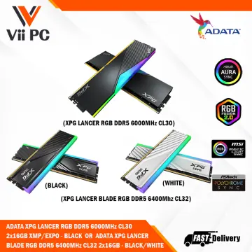 ADATA XPG Lancer RGB DDR5 6000MHz CL30 64GB (2x32GB) RAM- Black