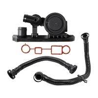 PCV Crankcase Vent Valve + Gasket+Hose Replacement for 2005 2006 A3 A4 A4 2.0T FSI 06F129101R