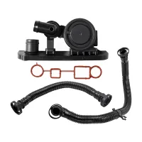 PCV Crankcase Vent Valve + Gasket+Hose Replacement for 2005 2006 Jetta Passat Audi A3 A4 A4 Quattro 2.0T FSI 06F129101R