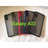 a02(พร้​อมส่งในไทย)เคสขอบนิ่มหลังแข็งขุ่นคลุมกล้องSamsung Galaxy A02/M02ตรงรุ่น