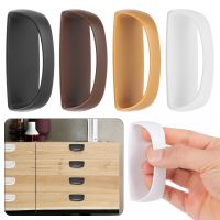 Punch-free Self Adhesive Kitchen Cabinet Furniture Hardware Door Knob Wardrobe Door Handle Drawer Handles