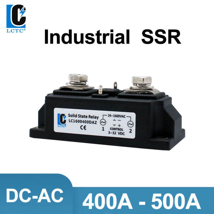 Industrial 500A 400A DCAC SSR Solid State Relay Heavy Duty Solid State