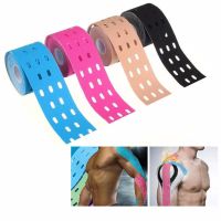 【CW】 5cmx5m Perforated Kinesiology Elastic Adhesive Tape Cotton Muscle Protection Athletes Breathable Gym Sport Knee Protector Wraps