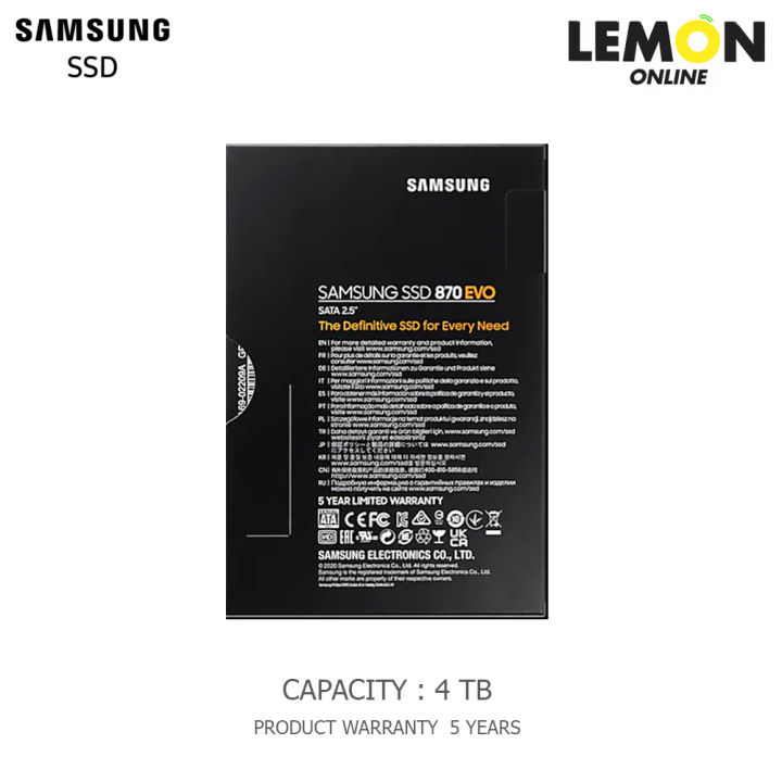 ssd-samsung-870-evo-4tb-sata-2-5-mz-77e4t0bw