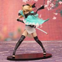 Anime Fatestay Night Okita Souji Cherry Tree Saber Cartoon Manga Statue Figurines PVC Action Figure Collectible Model Doll Toys