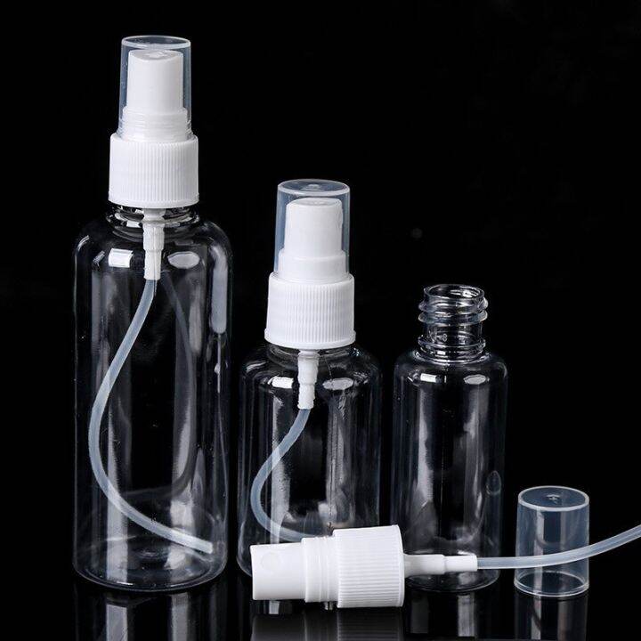 Spray Bottle Alcohol Disinfectant Dispenser Bottle Transparent Plastic