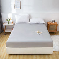 TECHOME Thicken Solid Fitted Sheet Brushed Mattress Cover with Elastic Band Bed Sheet for Simmons Latex Mattress