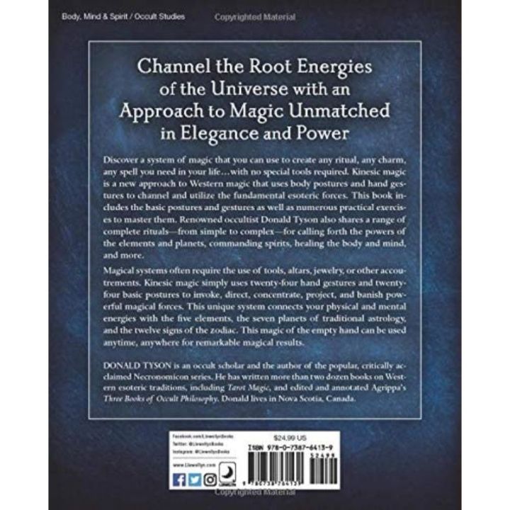 standard-product-ร้านแนะนำ-หนังสือนำเข้า-kinesic-magic-channeling-energy-with-postures-amp-gestures-donald-tyson-witch-witchcraft-english-book