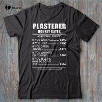 Plester Hadiah Kaus-Tarif Per Jam-Kaus Baru Lucu Hadiah Kustom Remaja Aldult Cetakan Digital Uniseks Klasik S-4XL-5XL-6XL