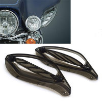 สำหรับ Harley Touring Electra Glide 1996 - 2013 2010 2011 2012สีดำ ควันปรับด้านข้าง Wing กระจก Air Deflector Fairing