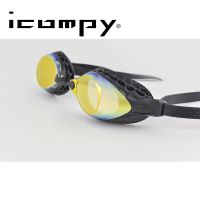 LANE4 icompy Swimming Goggles Anti-Fog UV Protection Patented Gaskets Triathlon Open Water For Adults Men Women VC-953 Goggles