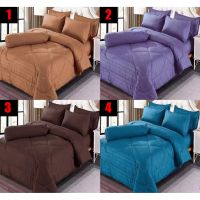 Rss8 IN 1 COMFORTER QUEEN SIZE CADAR BEDSHEETY