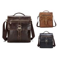 I3MVA Vintage Shoulder Bag Flap Crossbody Leather Briefcase Business Casual Bag