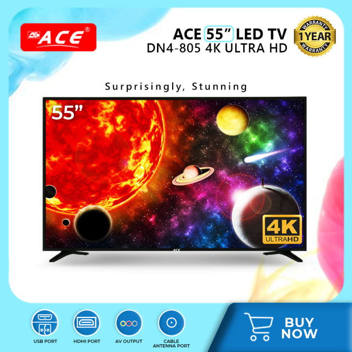 Hej hej ansvar telegram ACE 55" LED TV DN4 - 805 4k Ultra HD | Lazada PH