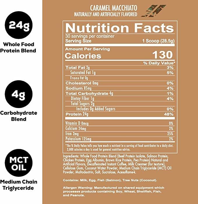 redcon1-mre-lite-870-g-30-servings-caramel-macchiato-whole-food-meal-replacement-protein-powder-protein-powder-with-amino-acids-mct-oil-low-sugar-whey-free-meal-replacement-muscle-recovery-keto-โปรตีน