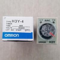 H3Y-4  OMRON DC24V Delay Timer Time Relay 0 - 60 S.   with Base