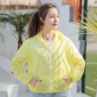 Uniqlo 2023 New Fashion version sun protection clothing 2023 new ice silk thin couple creative fashion UV protection outdoor running summer sun protection clothing