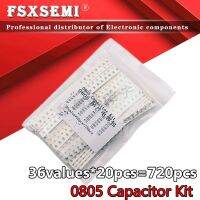 36values*20pcs=720pcs 1pF~10uF 0805 SMD Capacitor assorted kit Capacitors Samples Kit electronic diy kit