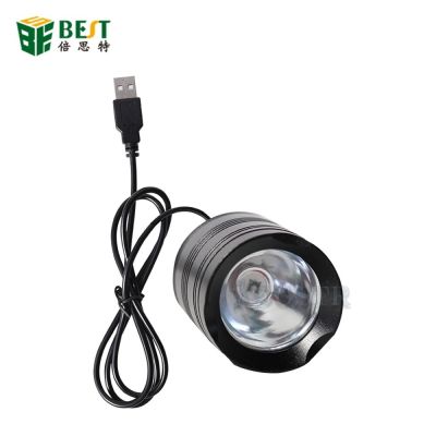 BST-9147 10วินาทีหลอดไฟ LED บ่มบนเมนบอร์ดโทรศัพท์ PCB เครื่องมือซ่อมแซม USB LED อัลตราไวโอเลตเตาเผาน้ำมันหอมระเหยสีเขียวไฟฉายหลอดยูวีบ่ม