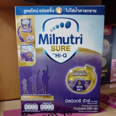 Milnutri Sure นมผงสูตร 3 ขนาด 300g exp 7/10/2023