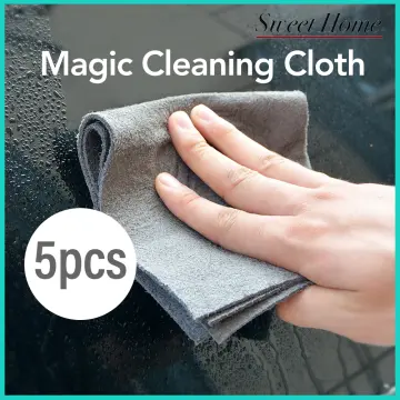 5pcs Random Color Cleaning Cloths, Simple Soft Cleaning Rags For Home