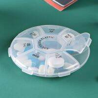 【CW】✷☸✣  7 Grids Weekly Pill Storage Medicine Organizer Tablet Dispenser Splitters