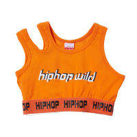 New Arrival Hip Hop Sets Cotton Teenage Girls Street Dance Clothing Crop Tops Pants Vest Jazz Streetwear Sports Suits