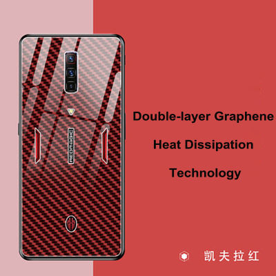 For Nubia Red Magic 6 Case Double-layer Graphene Heat Dissipation Cover For Nubia Red Magic 6 Pro Phone Case For RedMagic 6 Pro
