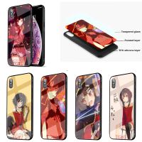 （A New sale）Konosuba Megumin กระจกเทมเปอร์เคสโทรศัพท์สำหรับ iPhone 5 5S 6 6S Plus 7 8 X XR XS Max