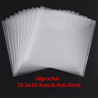 10 Pcs/Lot Storage 6.4x6.4 inch Pockets Plastic Sheets For Portable Collect Cutting Dies Cards Scrapbook CardstocK Clear Stamps