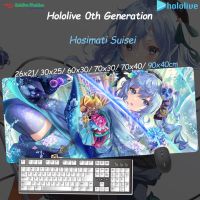 จัดส่งฟรี Hololive ☆ Hosimati Suisei ☆ 0th Generation Vtuber อะนิเมะ thicken แผ่นรองเมาส์เกมขนาดใหญ่แผ่นรองเม้าส์แผ่นรองเม้าส์กันน้ำ