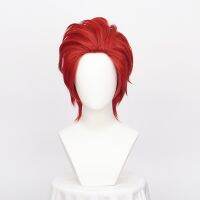 ccutoo Akakami no shankusu Wigs From Anime ONEPIECE Red Short Fluffy Synthetic Cosplay Wigs Heat Resistance Hair Men 39;s Party